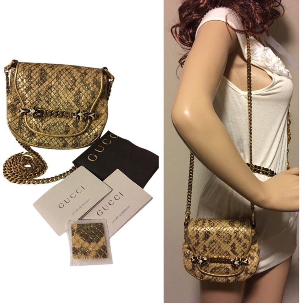 Gucci Python Crossbody Bag